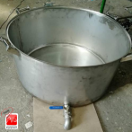 دیگ استیل شیردار تک جداره